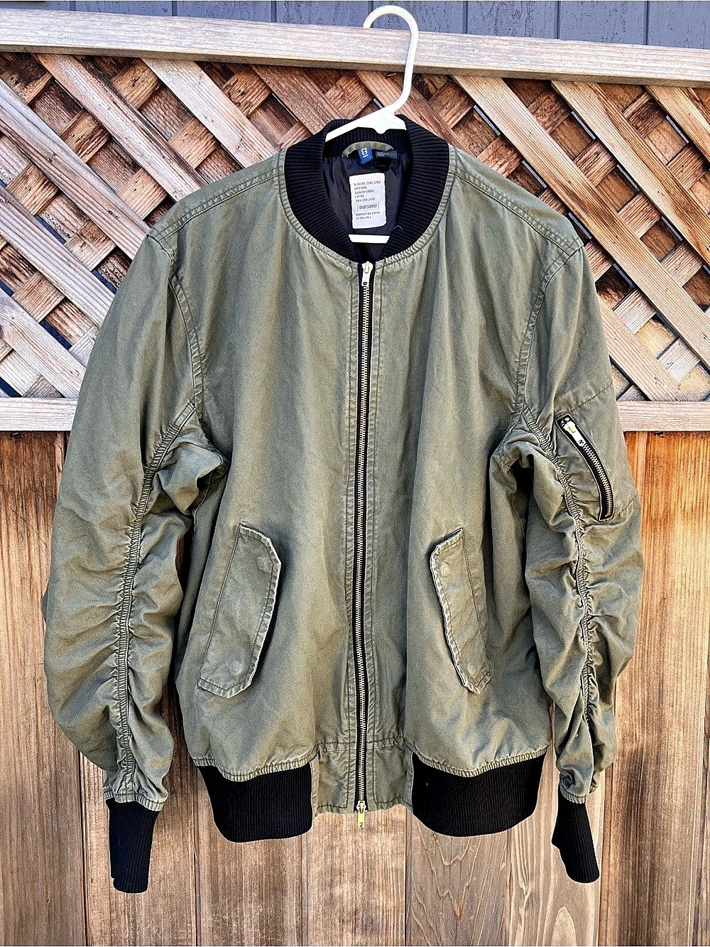 H&M Bomber Jacket Green